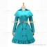 Classic Victorian Gothic Cape Coat Reenactment Sky Blue Dress