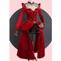 Fate Grand Order Rin Tosaka Red Cosplay Costume