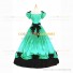 Civil War Southern Belle Lolita Victorian Theater Green Long Ball Gown Dress