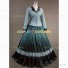 Country Lolita Victorian Tartan Plaid Retro Clothing Theater Ball Gown Dress Green