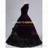 Renaissance Queen Elizabeth Theater Reenactment Royal Clothing Black Purple