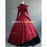 Renaissance Faire Victorian Style Adult Fancy Dress Evening Gown Burgundy