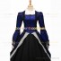 Victorian Punk Lolita Pagoda Sleeves Ball Gown Royal Blue Dress