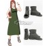 Naruto Uzumaki Kushina Grey Shoes Cosplay Boots