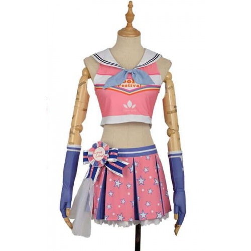 Love Live SunShine Aqours Riko Sakurauchi Cheer Girl Ver Cosplay Costume