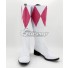 Mighty Morphin' Power Rangers Mei Ptera Ranger White Shoes Cosplay Boots