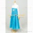 Frozen Cosplay Princess Elsa Blue Dress for Children