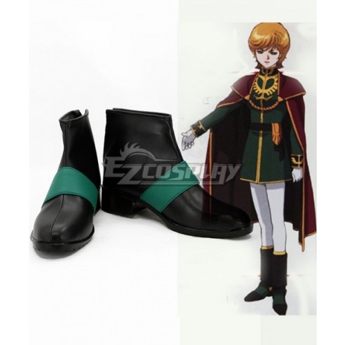 Mobile Suit Gundam Unicorn Audrey Burne Black Cosplay Shoes