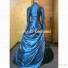 Gothic French Bustle Formal Dress Colonial Theatrical Premium Quality Costume Blue