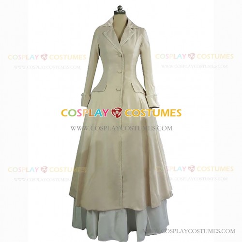 Victorian Style Edwardian Punk Dress + Coat White