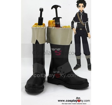 Sword Art Online Kirito Kazuto Kirigaya Cosplay Boots Custom Made