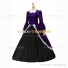 Victorian Punk Lolita Pagoda Sleeves Ball Gown Purple Dress