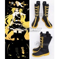 Touhou Project Koumajou Densetsu Legend of Scarlet Devil Castle Kirisame Marisa Black Shoes Cosplay Boots