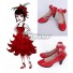 The Boy with the Cuckoo-Clock Heart Miss Acacia Red Cosplay Shoes