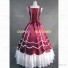 Civil War Gothic Old West Saloon Ball Gown Dress Costume Rose