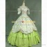 Alice in Wonderland Country Lolita Floral Dress Ball Gown Green