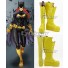 DC Batman Batgirl Yellow Shoes Cosplay Boots