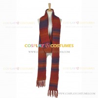 Doctor Who Cosplay Costume 4th Fourth Dr. Scarf Red