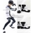 Sword Art Online Ordinal Scale Kirigaya Kazuto Kirito Movie Black White Cosplay Shoes