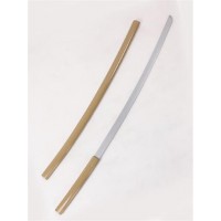 47" Rurouni Kenshin Seijuro Hiko Wood PVC Cosplay Prop