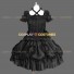 Classic Lolita Dress Criss-cross Tiered Masquerade Clothing Black