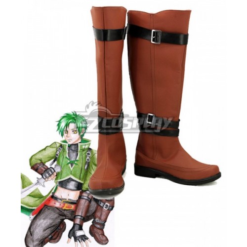 Fire Emblem Sothe Brown Shoes Cosplay Boots