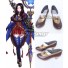 Fate Grand Order Caster Leonardo Da Vinci Deep Brown Cosplay Shoes