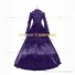 Retro Renaissance Style Pagoda Sleeves Prom Ball Gown Purple Dress