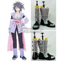 Tales of Symphonia Sheena Fujibayashi Gray Green Black Cosplay Shoes