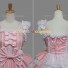 Super Cute Sweet Love Lolita Baby Pink Tiered Lace Dress for Ladies