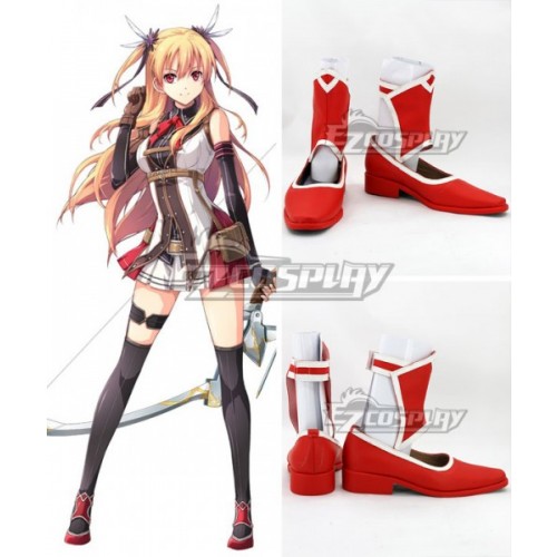 The Legend of Heroes Trails of Cold Steel Alisa Reinford Red Cosplay Shoes