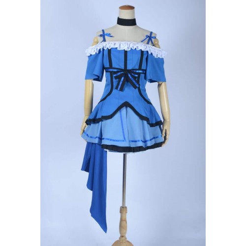 Love Live School Idol Project Umi Sonoda Blue Cosplay Costume