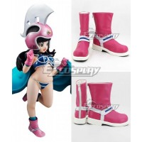 Dragon Ball Chi Chi Pink Shoes Cosplay Boots