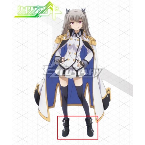 Qualidea Code Maihime Tenkawa Black Cosplay Shoes