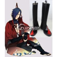 DMMD DRAMAtical Murder Koujaku Black Shoes Cosplay Boots