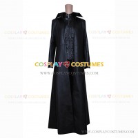 Underworld Costume Selene Black Leather Coat Trench Coat