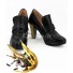 Land of the Lustrous Houseki no Kuni Phosphophyllite Black Golden Cosplay Shoes