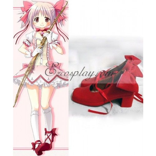 Puella Magi Madoka Magica Kaname Madoka Cosplay Shoes