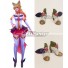 League of Legends LOL Star Guardian Ahri Golden White Cosplay Shoes