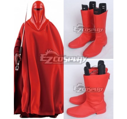 Star Wars Red Royal Guard Red Shoes Cosplay Boots