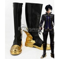 God Eater 2 Protagonist Male Black Shoes Cosplay Boots