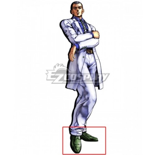 JoJo's Bizarre Adventure Yoshikage Kira Green Cosplay Shoes