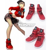 Persona 5: Dancing Star Night Ann Takamaki Red Cosplay Shoes