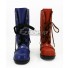 DC Comics Batman Arkham Harley Quinn Red And Blue Shoes Cosplay Boots