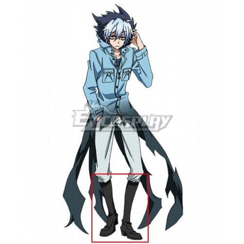 Servamp Kuro Sloth Black Shoes Cosplay Boots