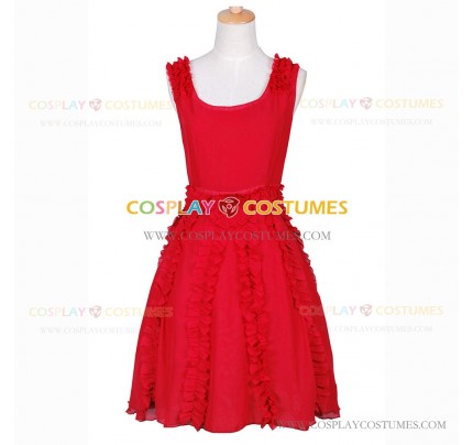 Harry Potter Cosplay Costume Hermione Granger Red Dress