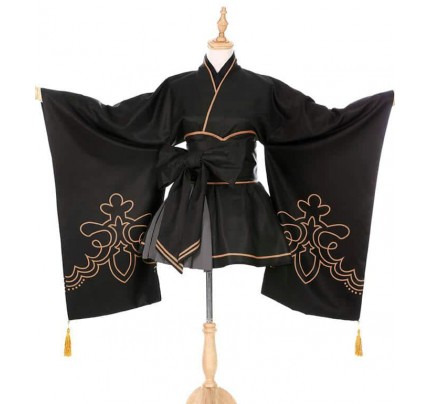 Nier Automata 2B Kimono Cosplay Costume
