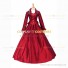 Victorian Style Southern Belle Gothic Lolita Red Ball Gown Dress