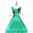 Vintage Gothic Lolita Victorian 18th Century Green Ruffles Evening Ball Gown Dress