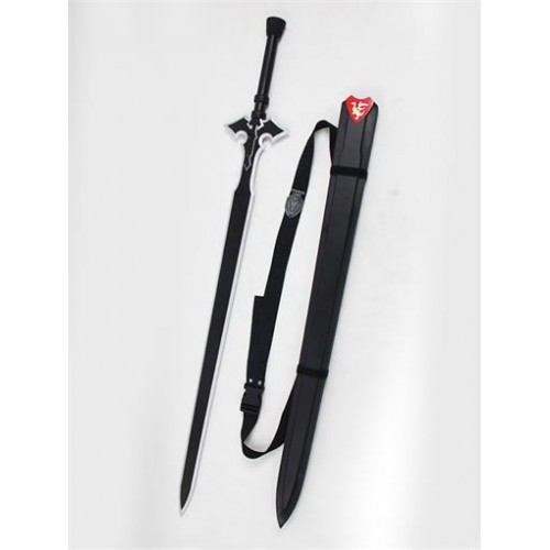 Sword Art OnlineⅡMother's Rosary Kirito Black Sword with Strap Cosplay Prop-0706